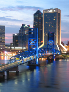 Das Jacksonville Evening Wallpaper 240x320