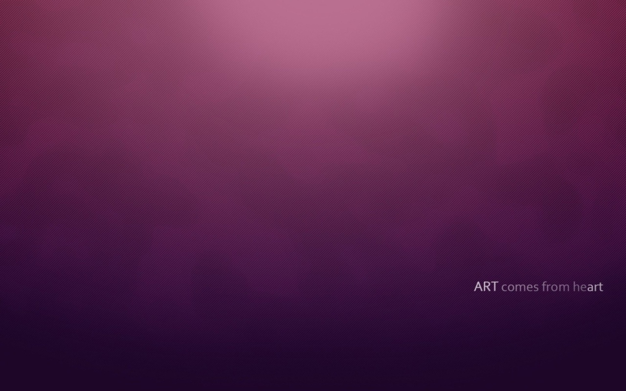 Обои Simple Texture, Art comes from Heart 1280x800
