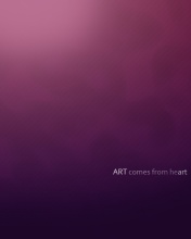Simple Texture, Art comes from Heart wallpaper 176x220