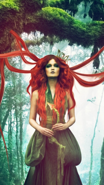 Das Forest Fairy Wallpaper 360x640