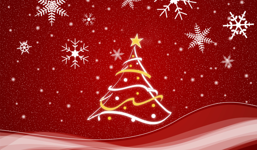 Fondo de pantalla Christmas Tree 1024x600