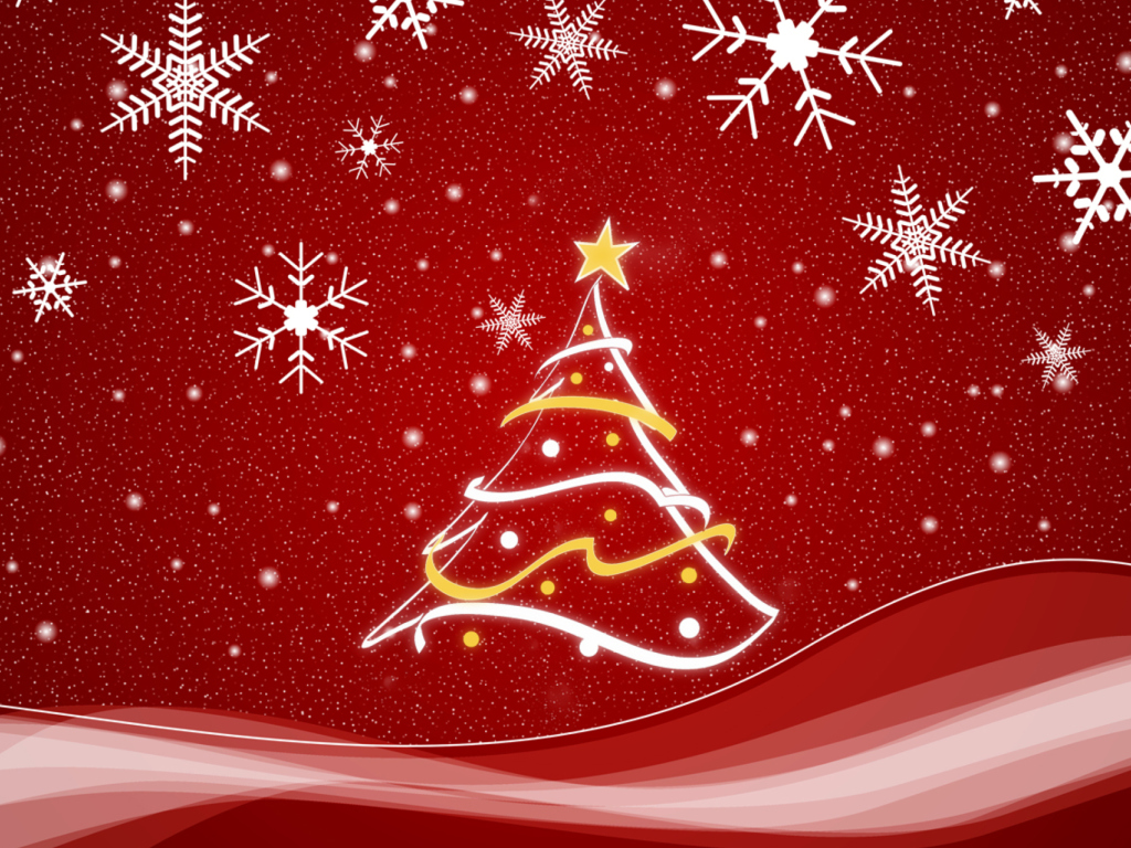Fondo de pantalla Christmas Tree 1024x768