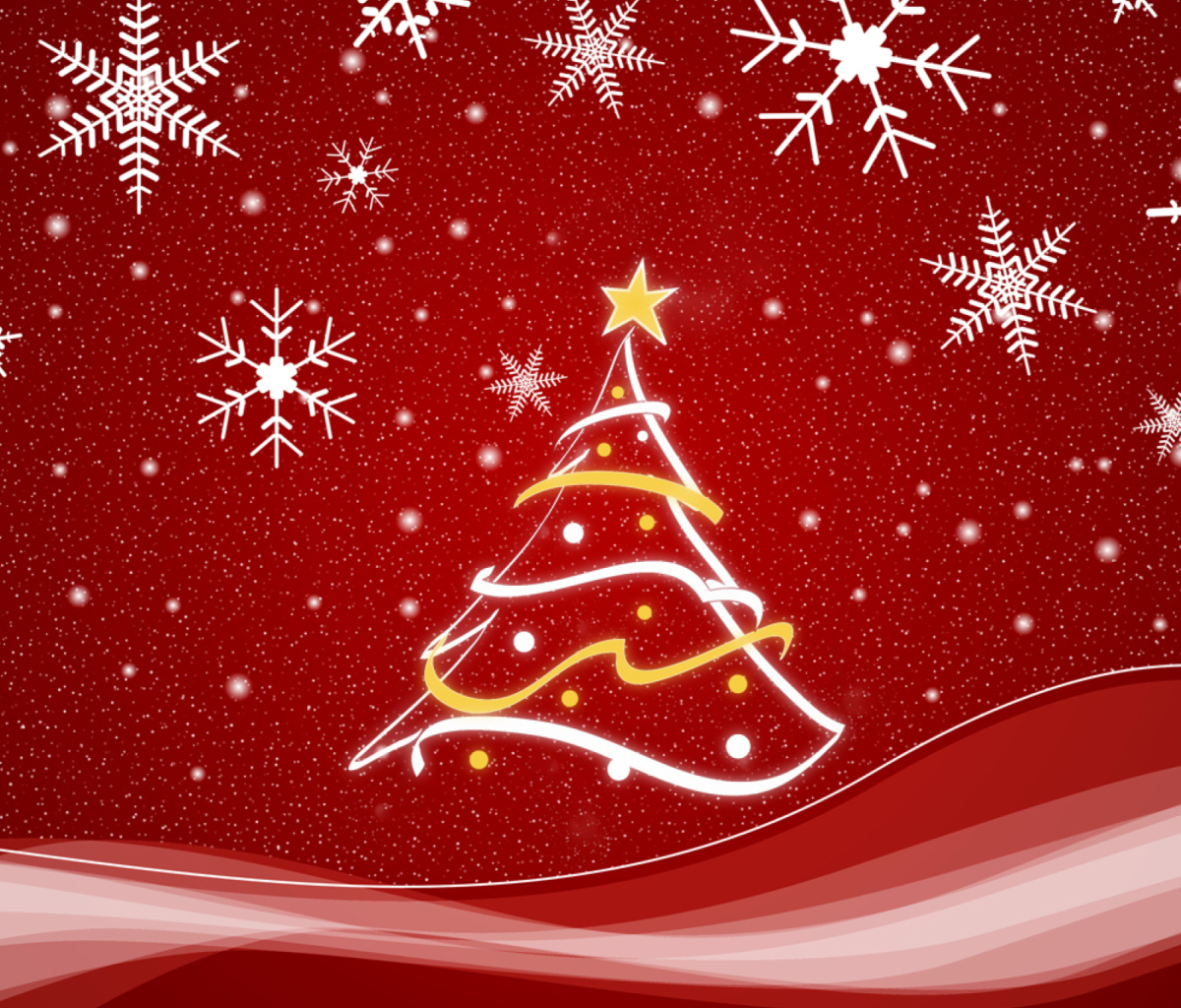 Fondo de pantalla Christmas Tree 1200x1024