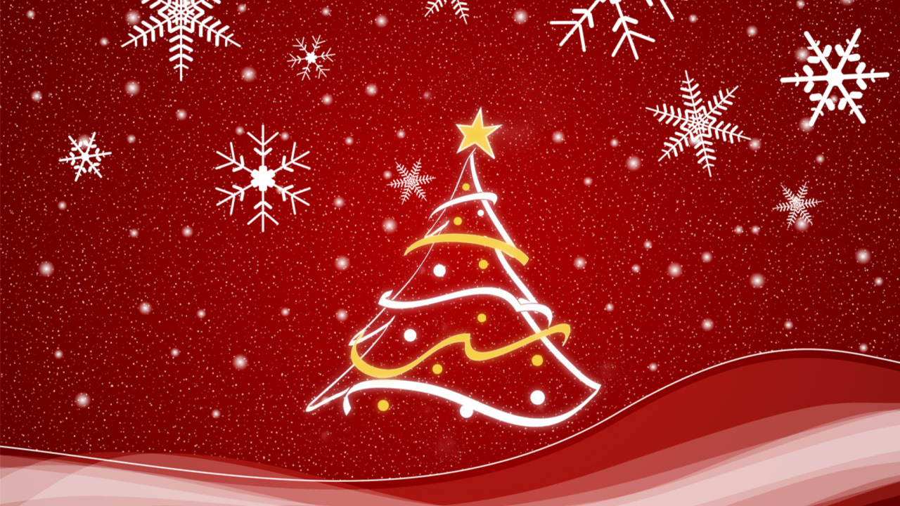 Обои Christmas Tree 1280x720