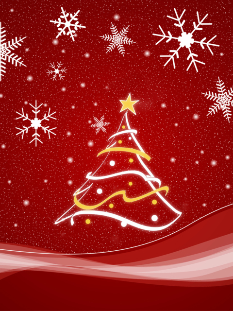 Fondo de pantalla Christmas Tree 480x640