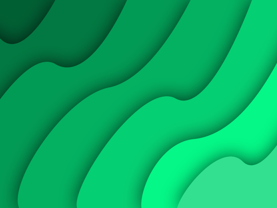Green Waves wallpaper 1152x864