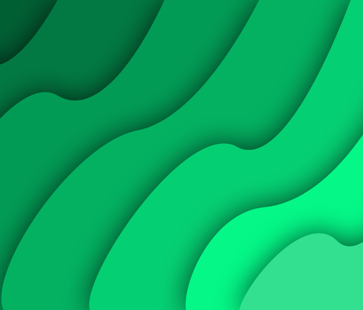 Fondo de pantalla Green Waves 1200x1024