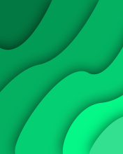 Green Waves wallpaper 176x220