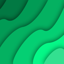 Das Green Waves Wallpaper 208x208