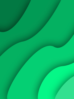 Das Green Waves Wallpaper 240x320