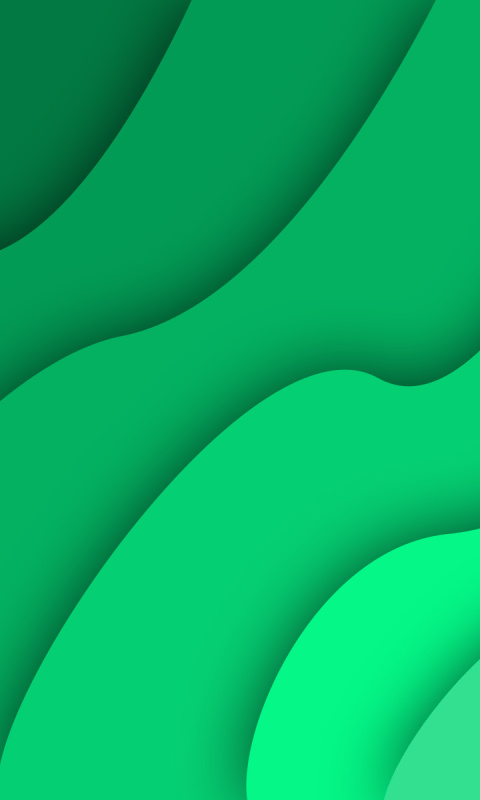 Green Waves wallpaper 480x800
