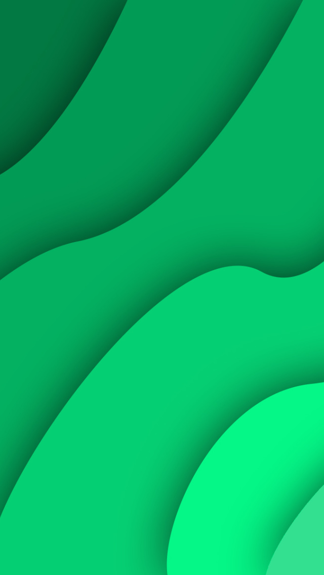 Green Waves wallpaper 640x1136