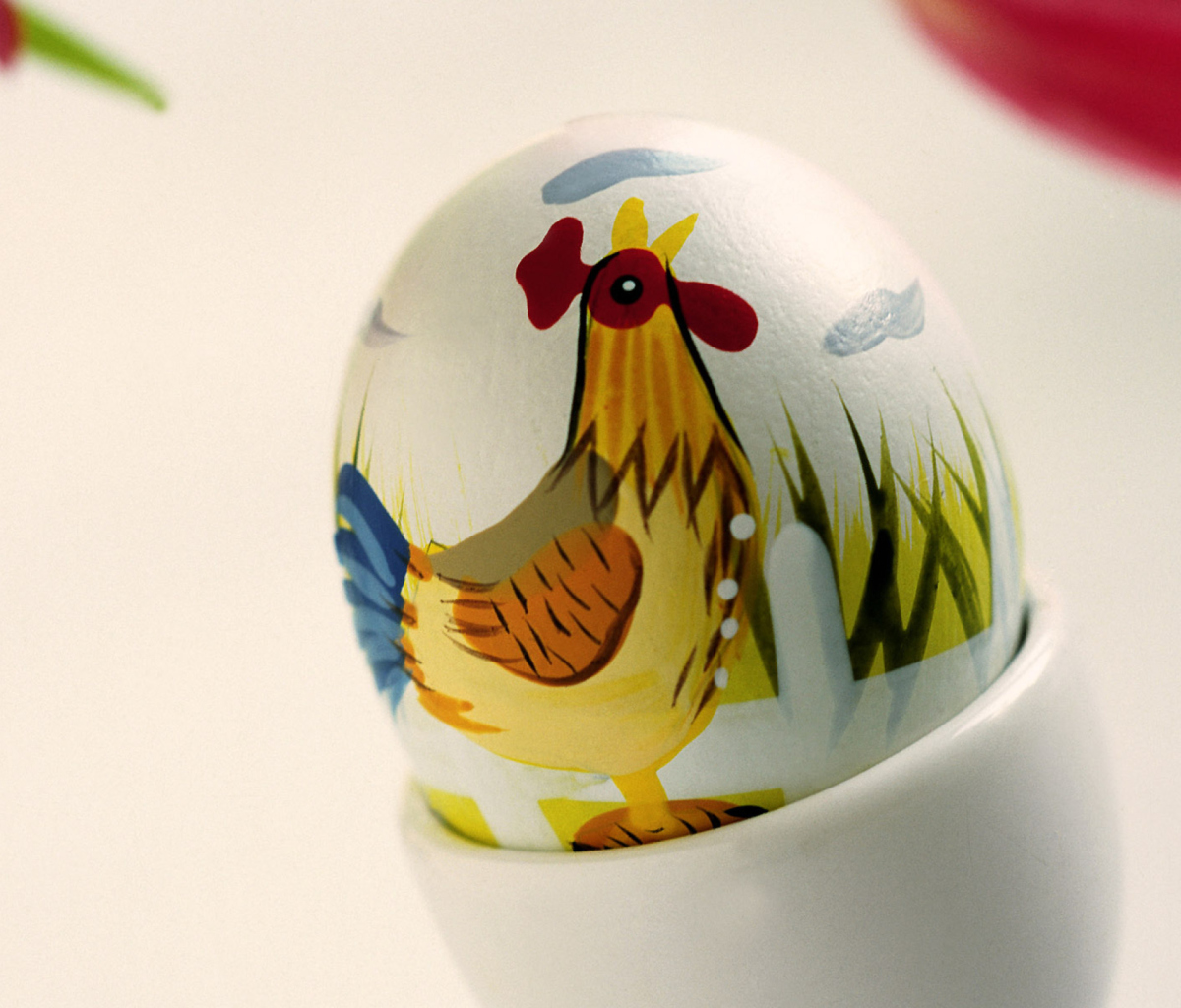 Fondo de pantalla Easter Egg With A Beautiful Motif 1200x1024