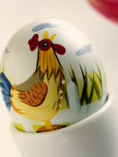 Easter Egg With A Beautiful Motif wallpaper 132x176