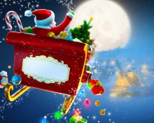 Fondo de pantalla Ho Ho Ho Santa Is Coming 220x176