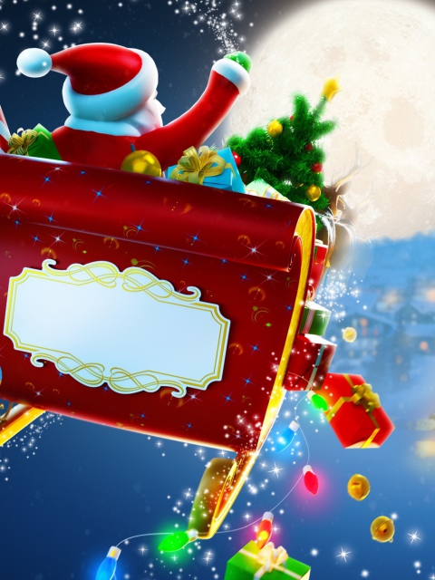 Ho Ho Ho Santa Is Coming screenshot #1 480x640