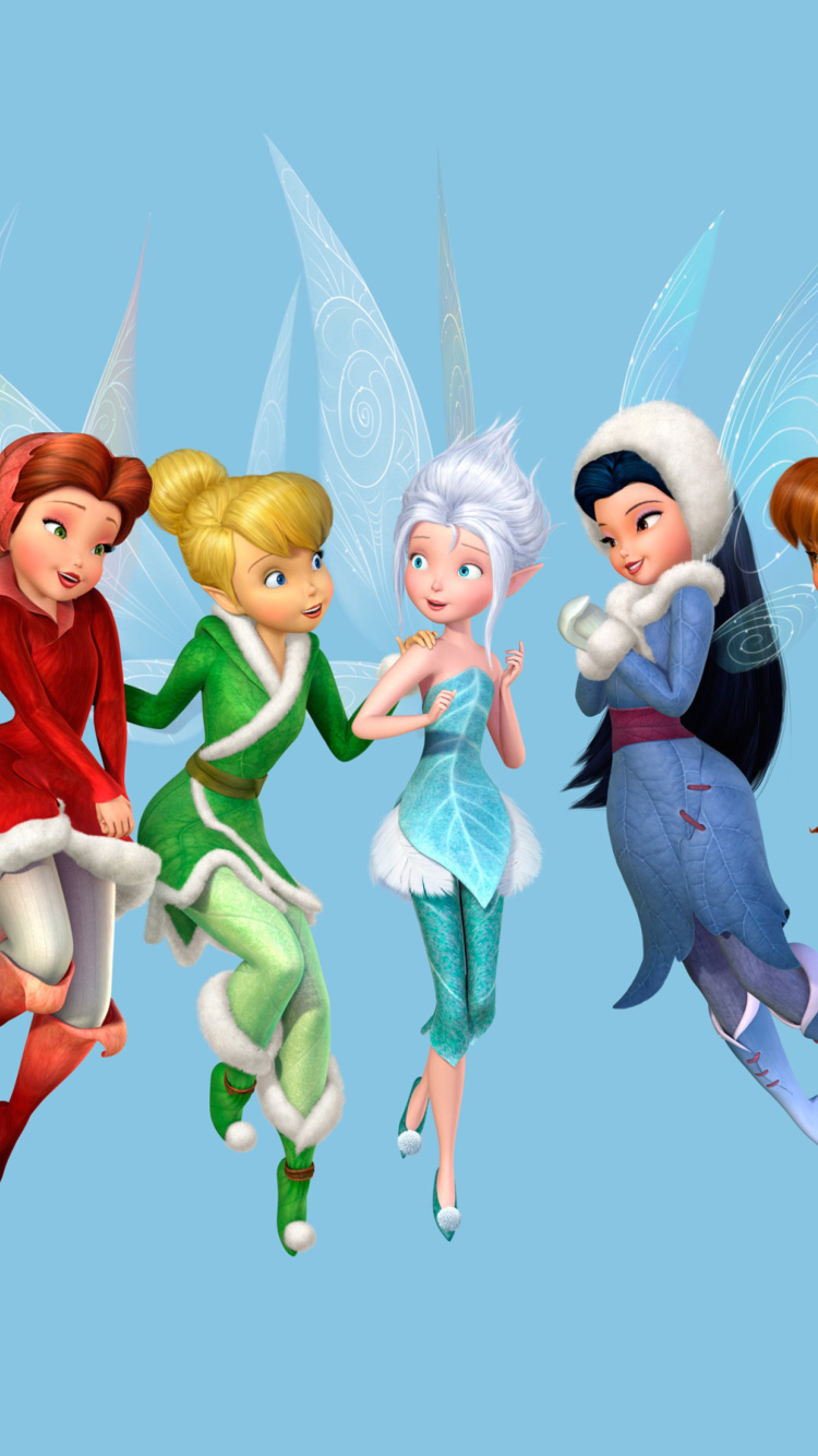 Tinkerbell and the Mysterious Winter Woods wallpaper 750x1334