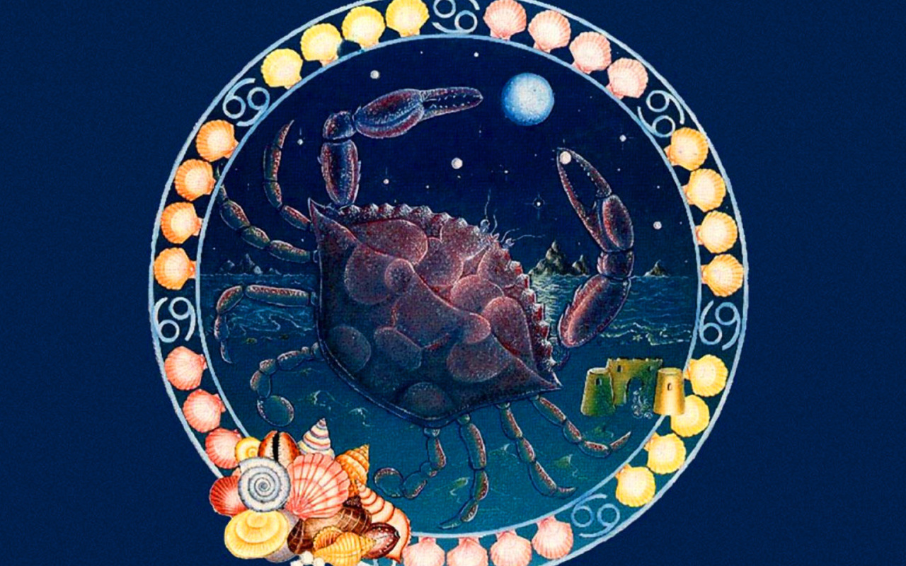 Cancer Zodiac wallpaper 1280x800