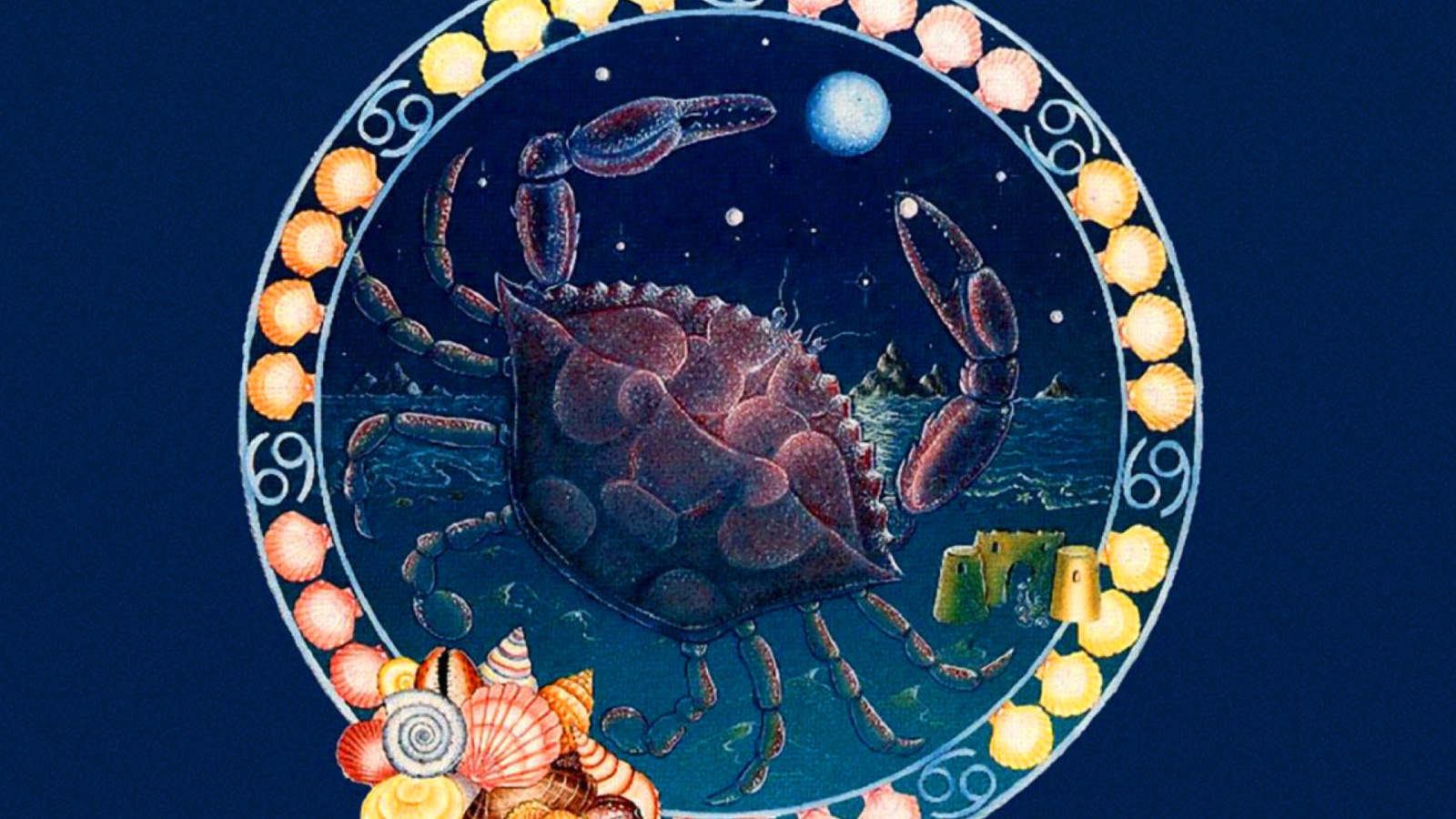 Das Cancer Zodiac Wallpaper 1600x900