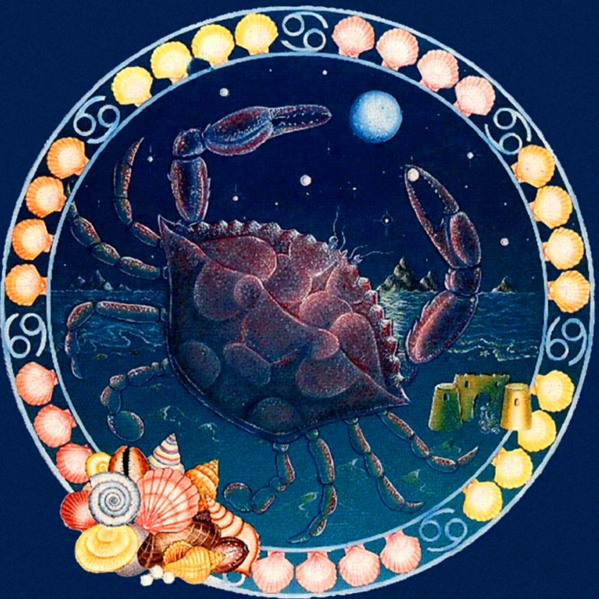 Das Cancer Zodiac Wallpaper 2048x2048