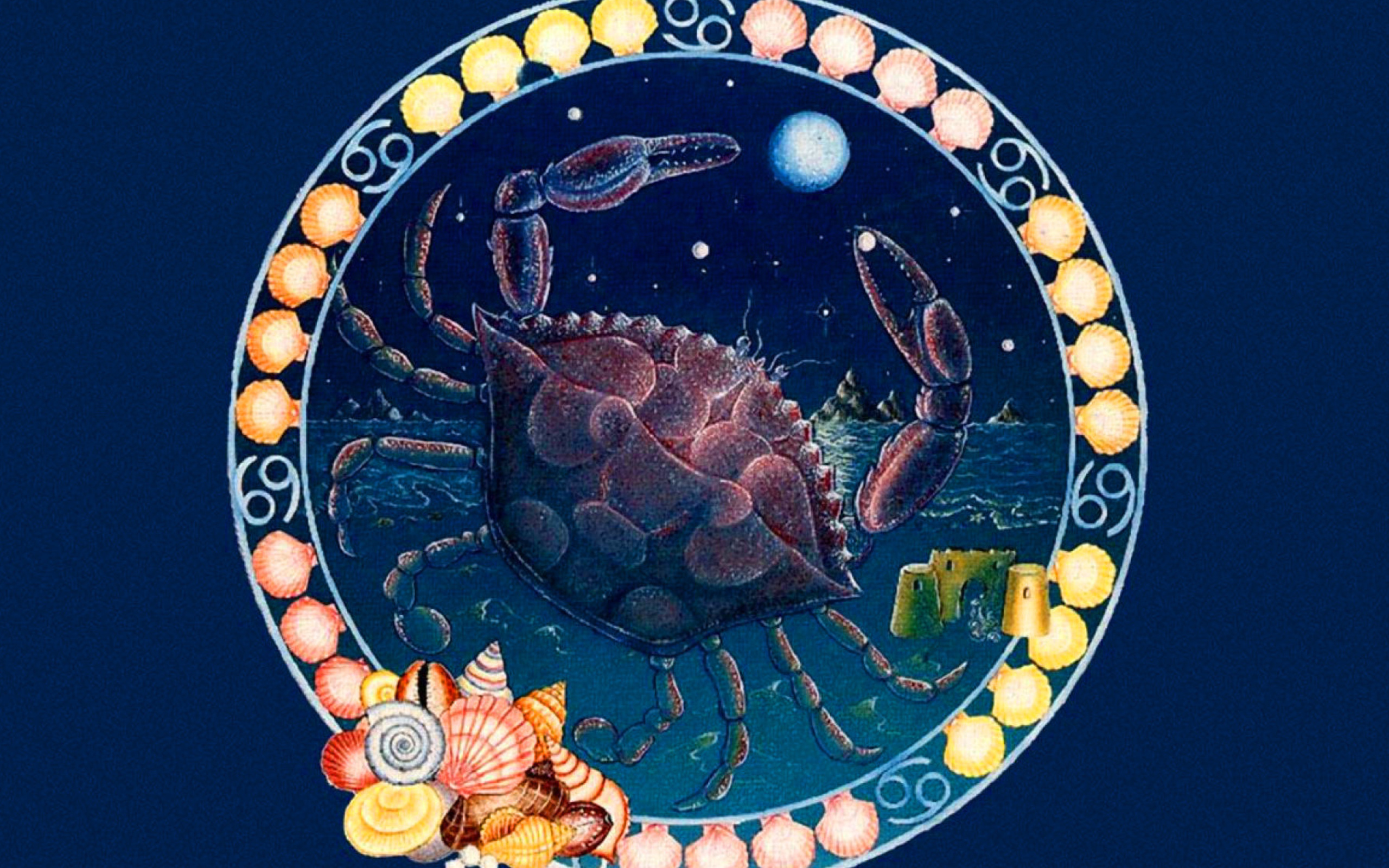 Das Cancer Zodiac Wallpaper 2560x1600