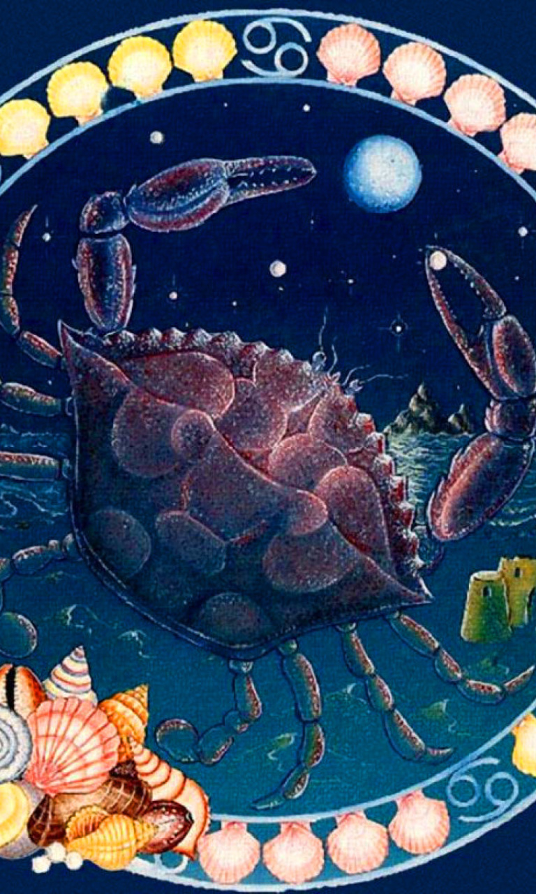 Das Cancer Zodiac Wallpaper 768x1280