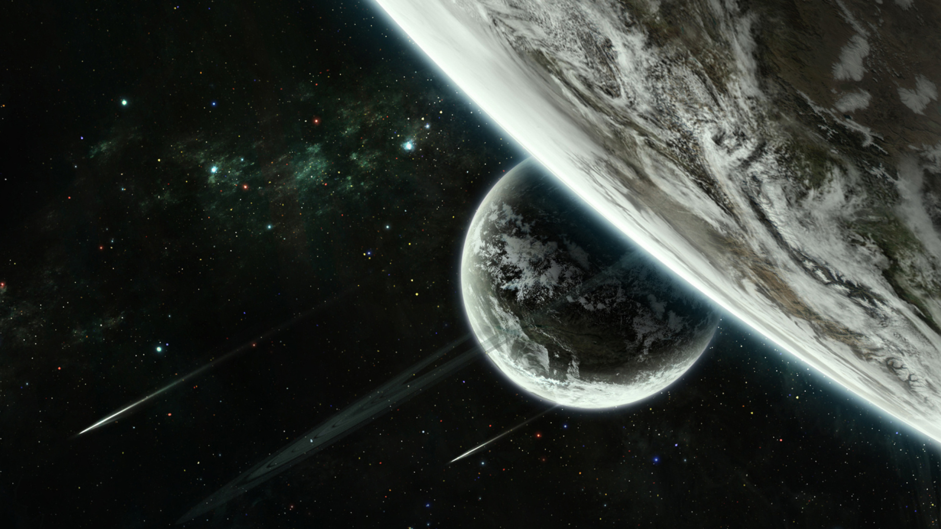 Planets And Stars wallpaper 1920x1080