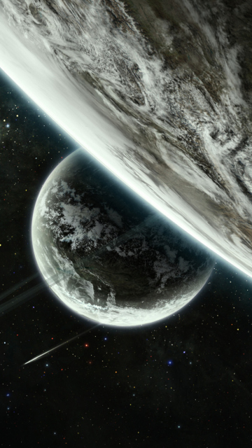 Das Planets And Stars Wallpaper 360x640