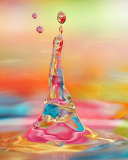 Das Colorful Drops Wallpaper 128x160