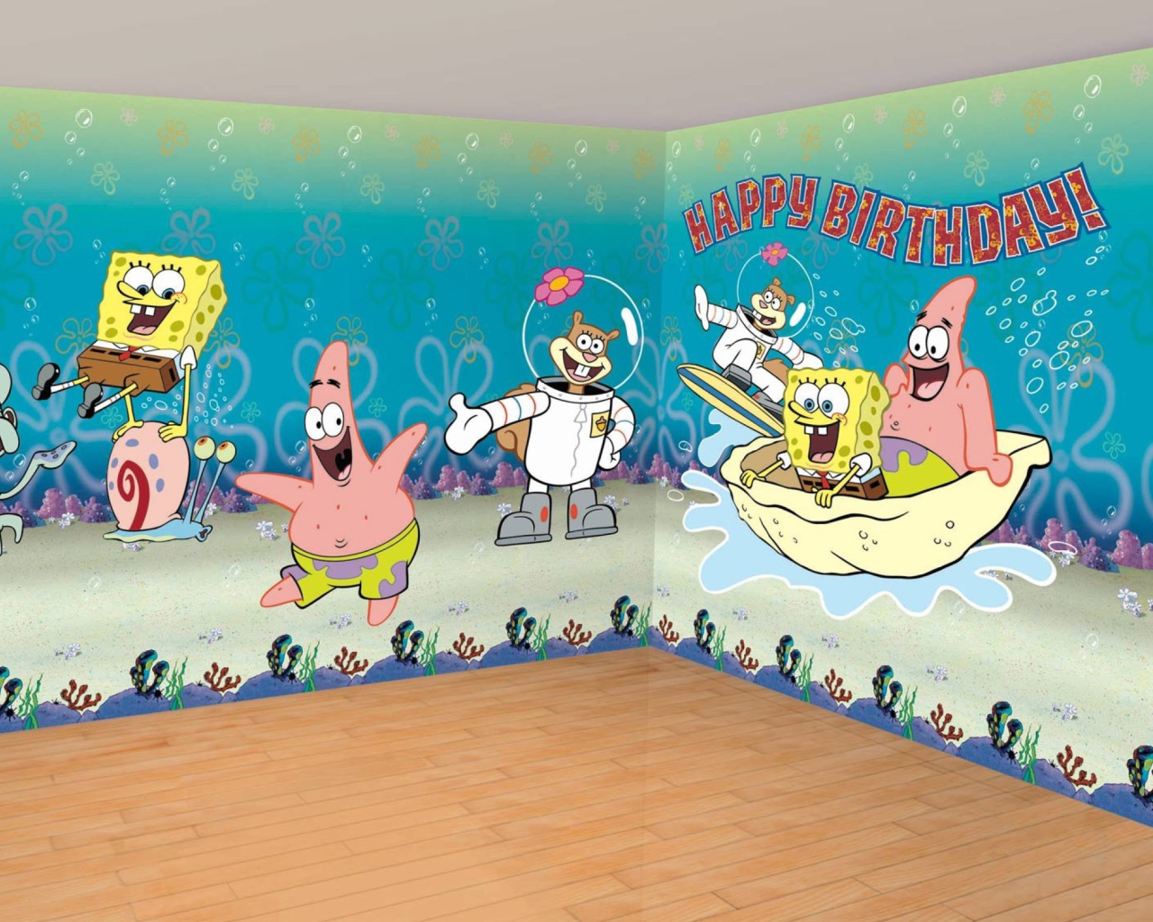 Spongebob Happy Birthday screenshot #1 1280x1024