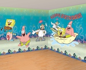 Das Spongebob Happy Birthday Wallpaper 176x144