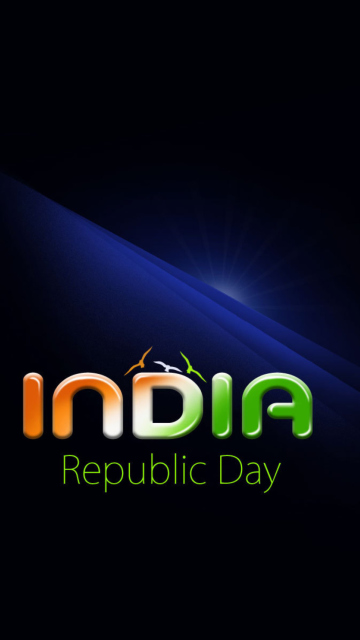 Sfondi Republic Day India 26 January 360x640