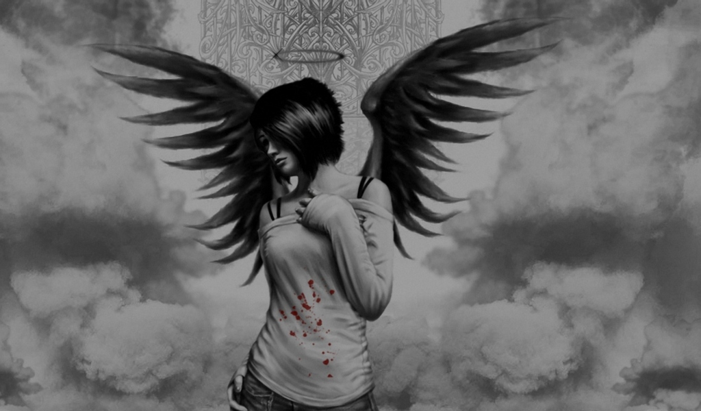 Das Dark Angel Wallpaper 1024x600