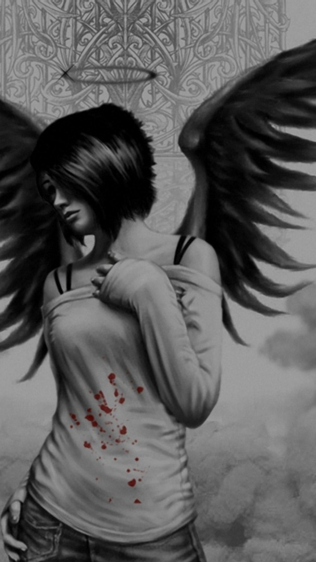 Fondo de pantalla Dark Angel 1080x1920