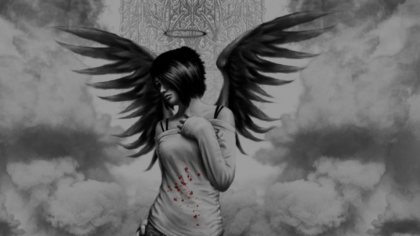 Das Dark Angel Wallpaper 1366x768