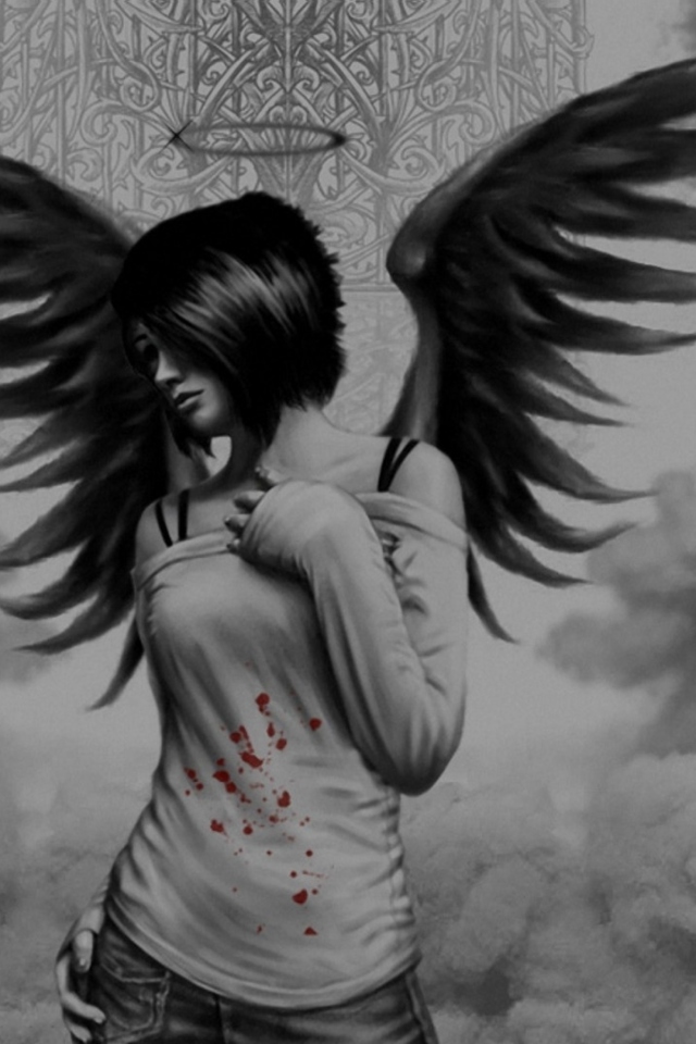Dark Angel wallpaper 640x960