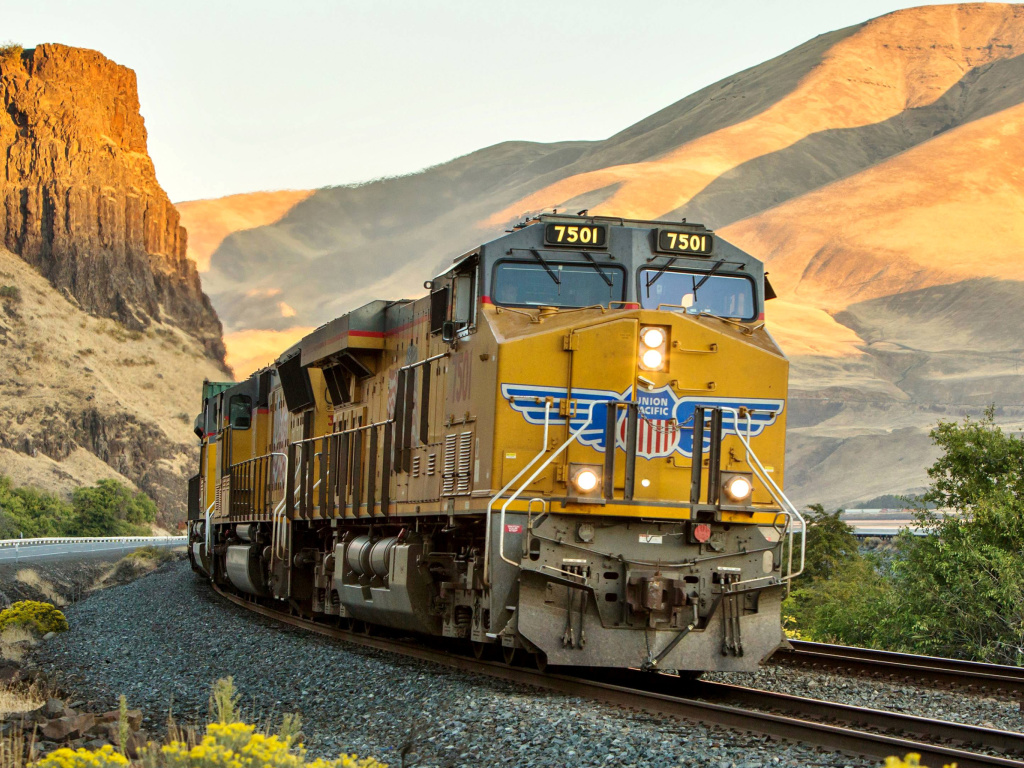 Fondo de pantalla Union Pacific Train 1024x768