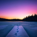 Das Winter Lake Wallpaper 128x128