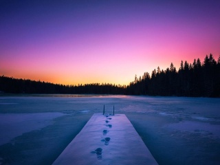 Winter Lake screenshot #1 320x240