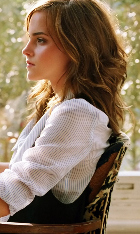 Das Emma Watson Wallpaper 480x800