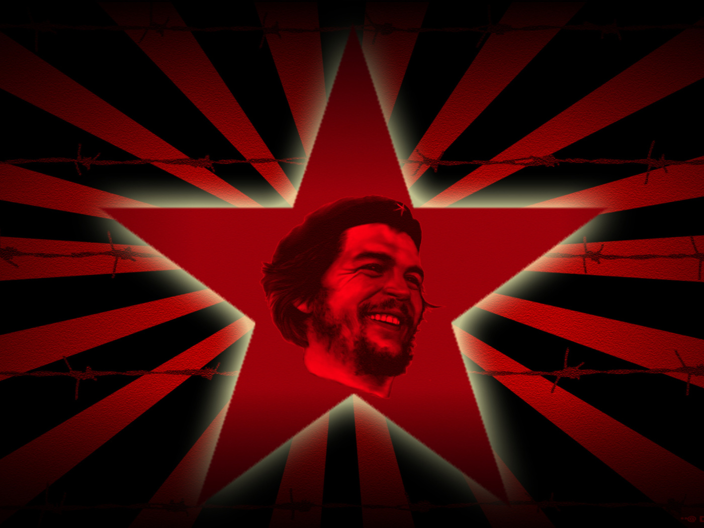Das Marxist revolutionary Che Guevara Wallpaper 1400x1050