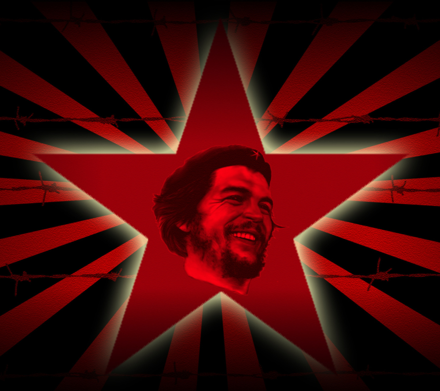 Das Marxist revolutionary Che Guevara Wallpaper 1440x1280