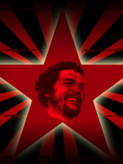 Das Marxist revolutionary Che Guevara Wallpaper 240x320