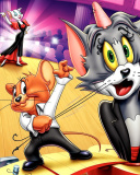 Fondo de pantalla Tom and Jerry 128x160