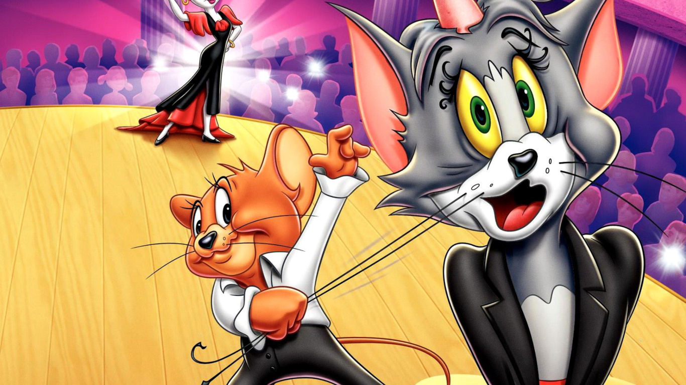 Fondo de pantalla Tom and Jerry 1366x768