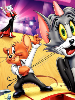 Обои Tom and Jerry 240x320