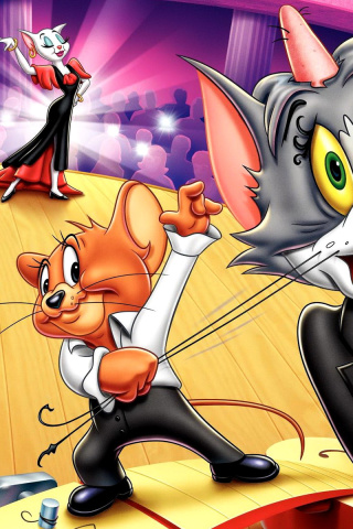 Fondo de pantalla Tom and Jerry 320x480