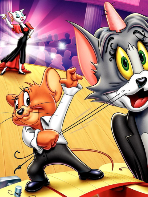 Обои Tom and Jerry 480x640