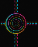 Hypnotic Neon Lights screenshot #1 128x160