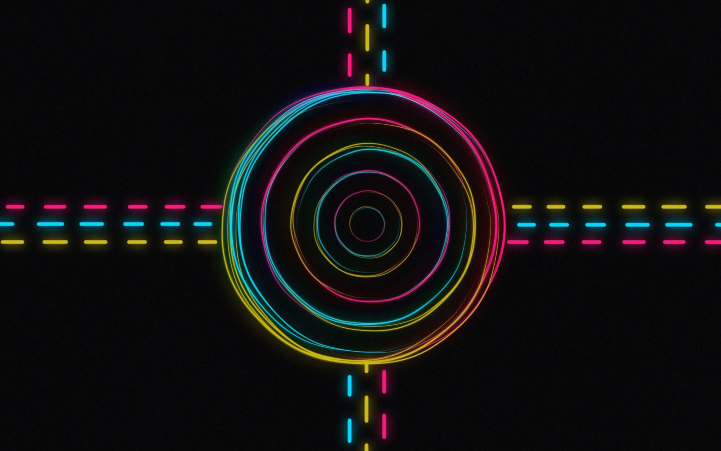 Hypnotic Neon Lights wallpaper 1440x900